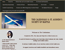 Tablet Screenshot of caledonians.com